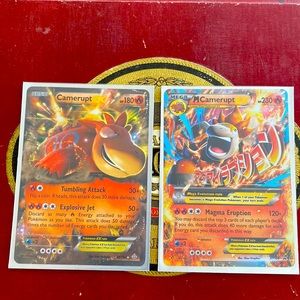 Camerupt EX and mega Camerupt EX